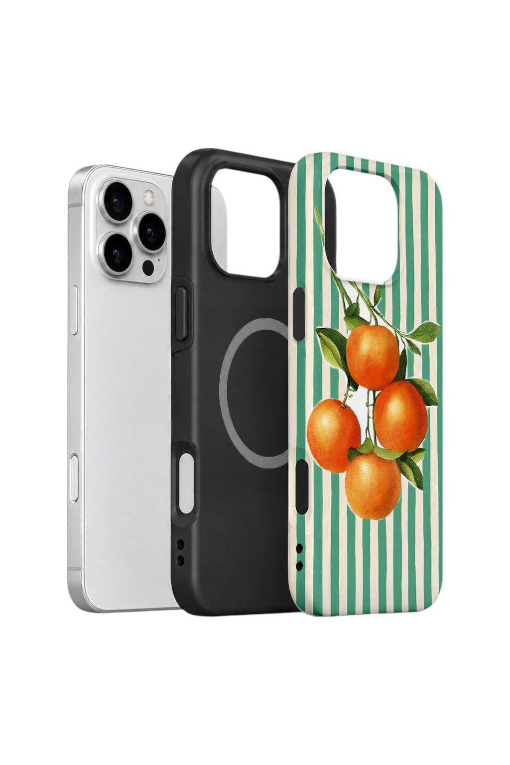 iPhone 16 Pro Max Vorian Çift Katmanlı MagSafe Kılıf Italian Orange Orchard