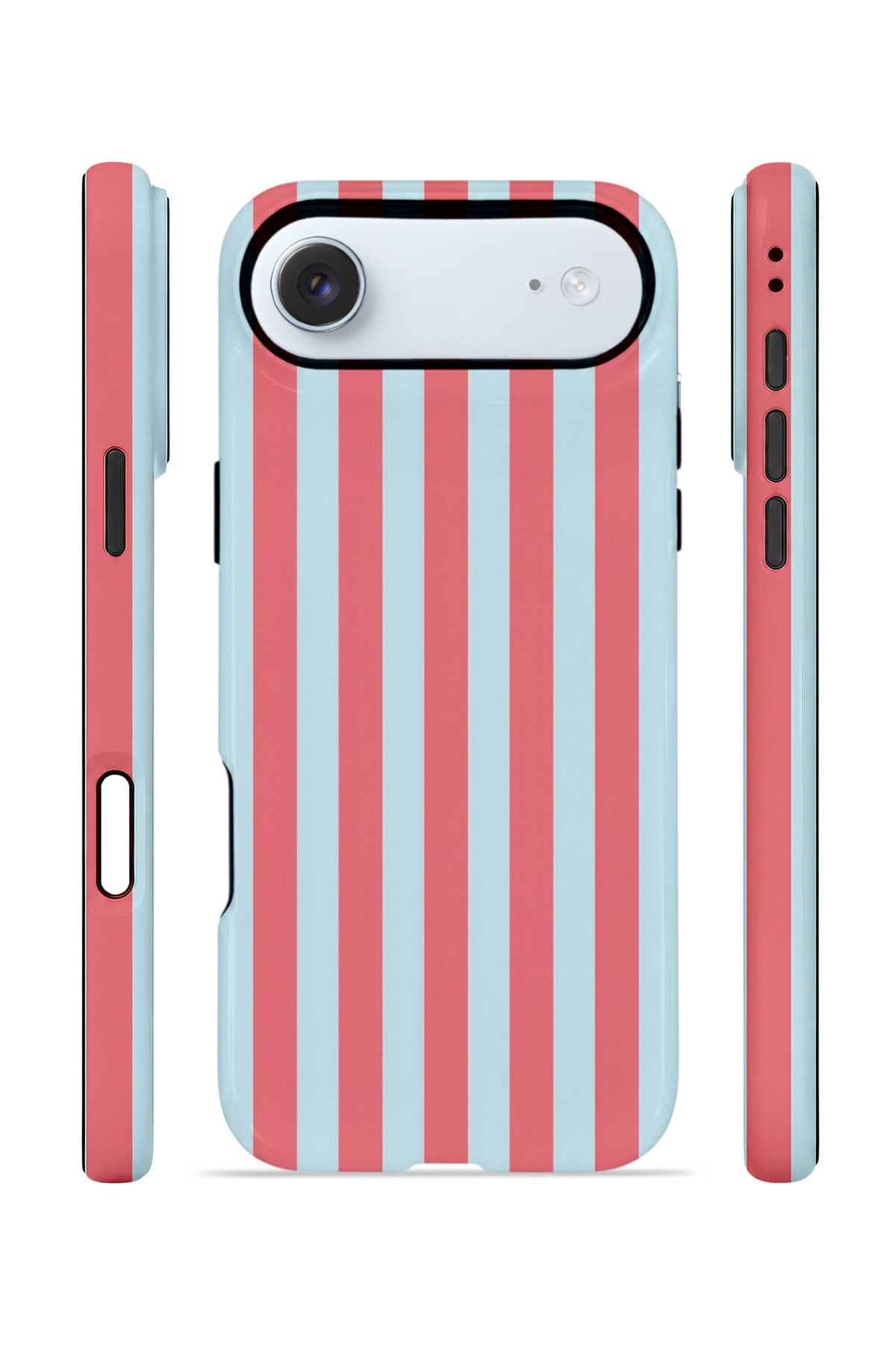iPhone 17 Air Vorian Çift Katmanlı MagSafe Kılıf Poolside Candy Stripe