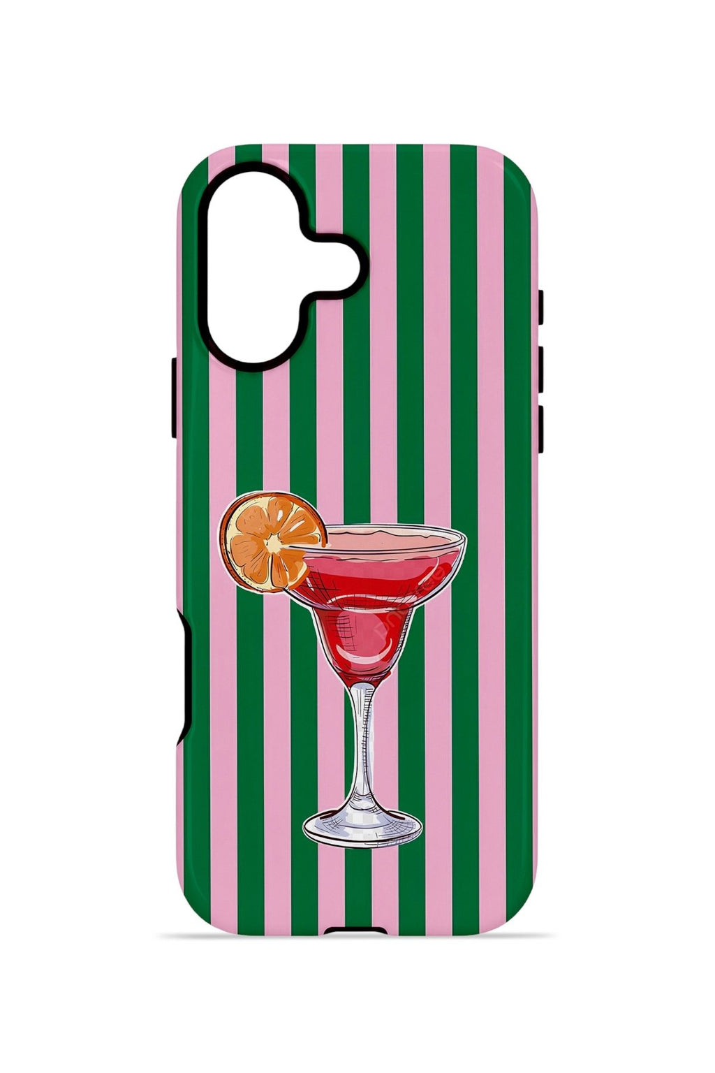 iPhone 16 Vorian Çift Katmanlı MagSafe Kılıf Pink Citrus Cocktail