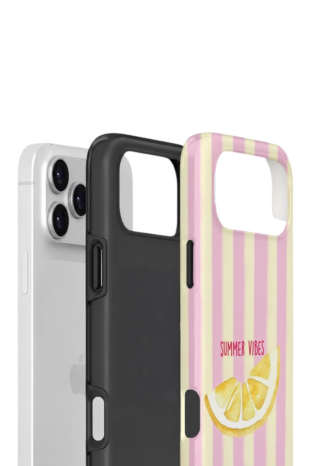 iPhone 17 Pro Max Vorian Çift Katmanlı Kılıf Summer Vibes Lemon