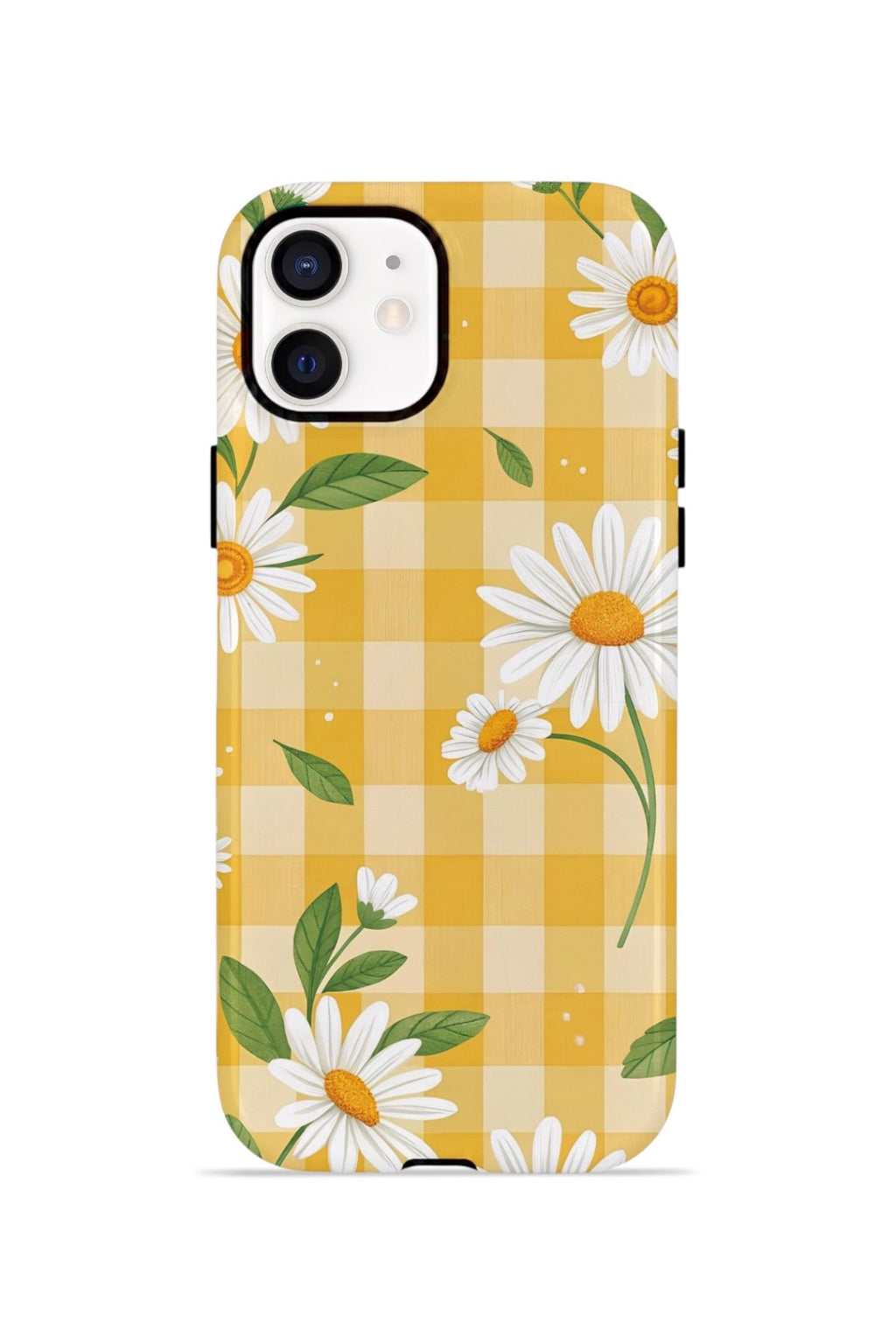 iPhone 11 Vorian Çift Katmanlı MagSafe Kılıf Daisy Picnic Gingham
