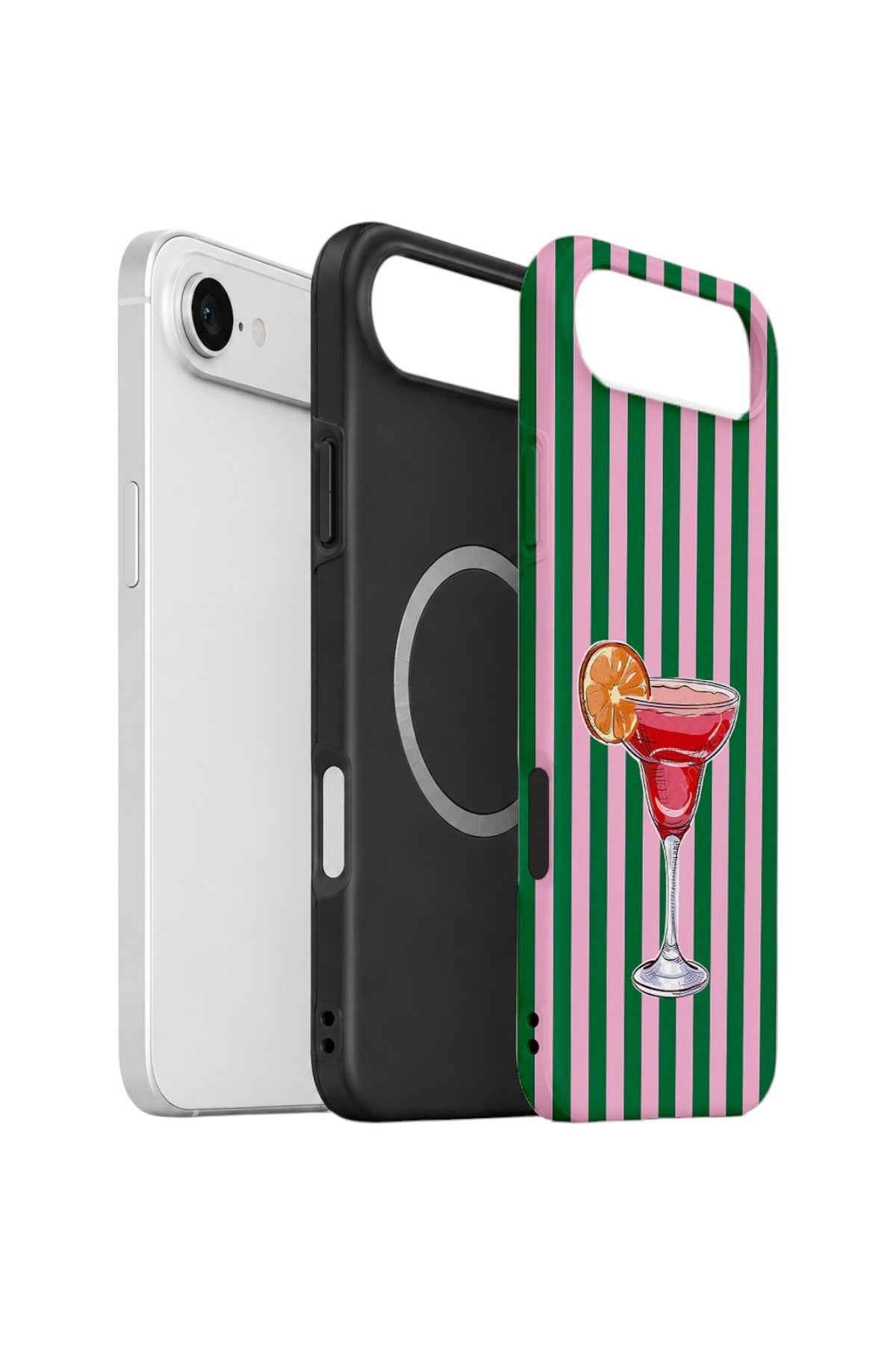 iPhone 17 Air Vorian Çift Katmanlı MagSafe Kılıf Pink Citrus Cocktail