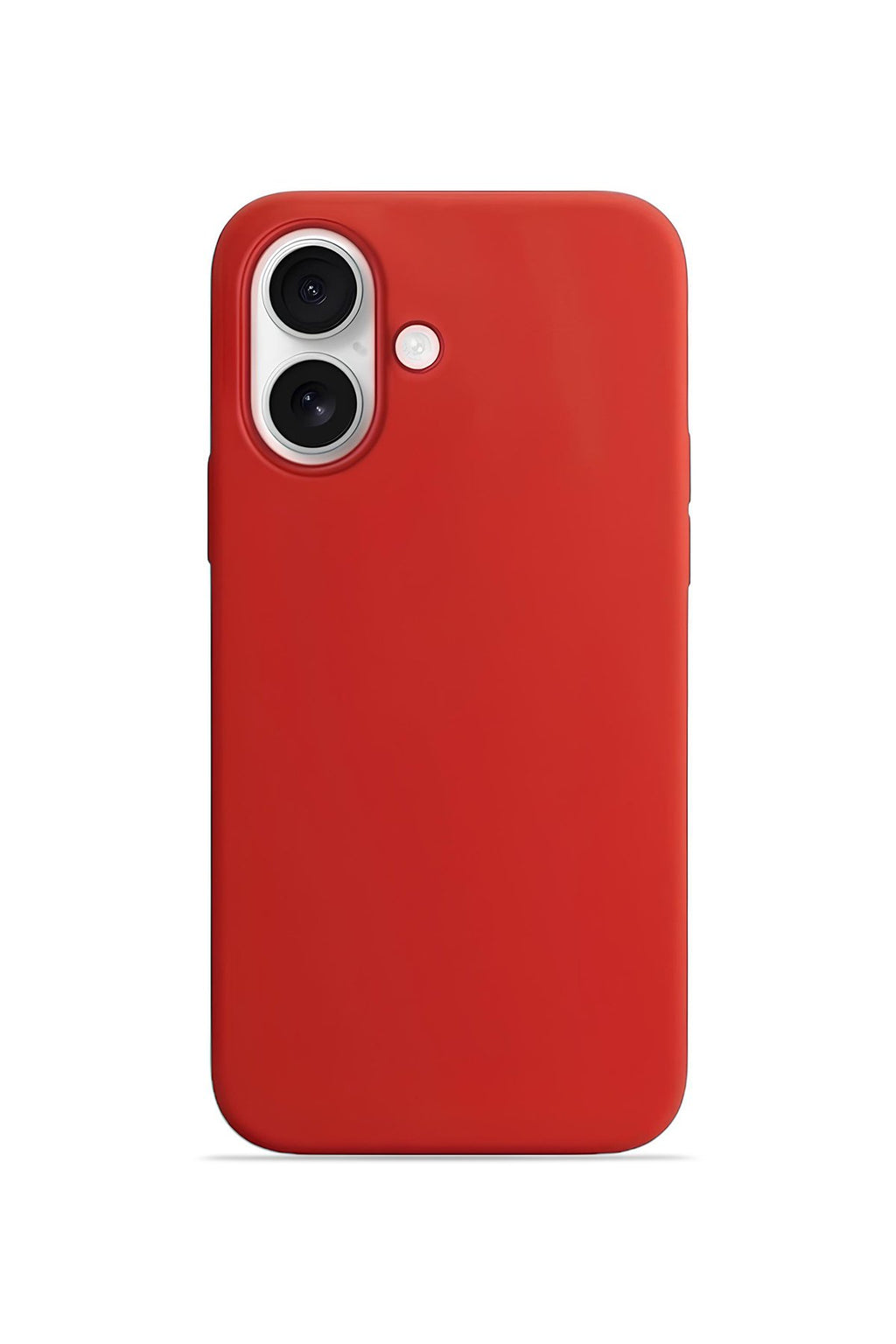 iPhone 17 Soft Touch Lansman Silikon Kılıf Ateş Kırmızısı