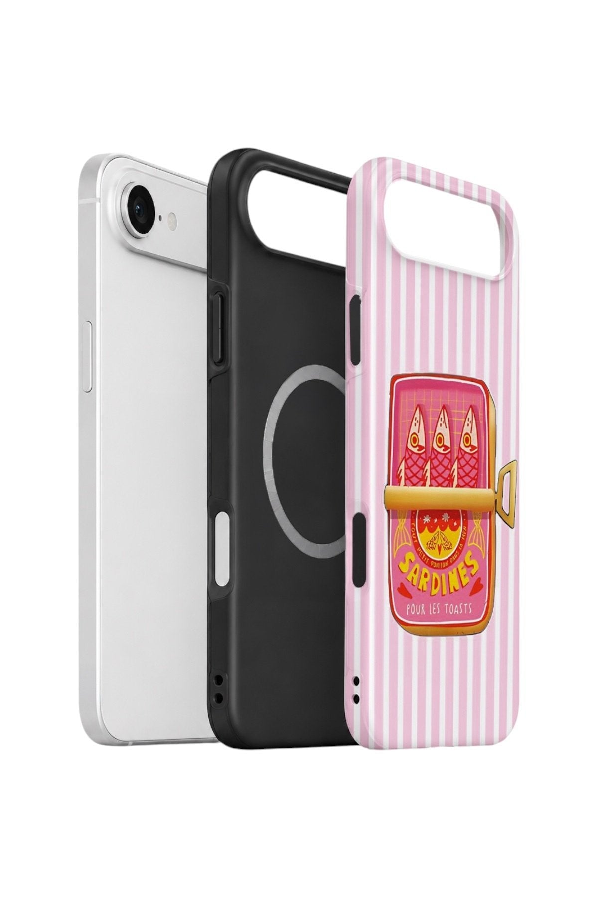 iPhone 17 Air Vorian Çift Katmanlı MagSafe Kılıf Sardine Club Pink