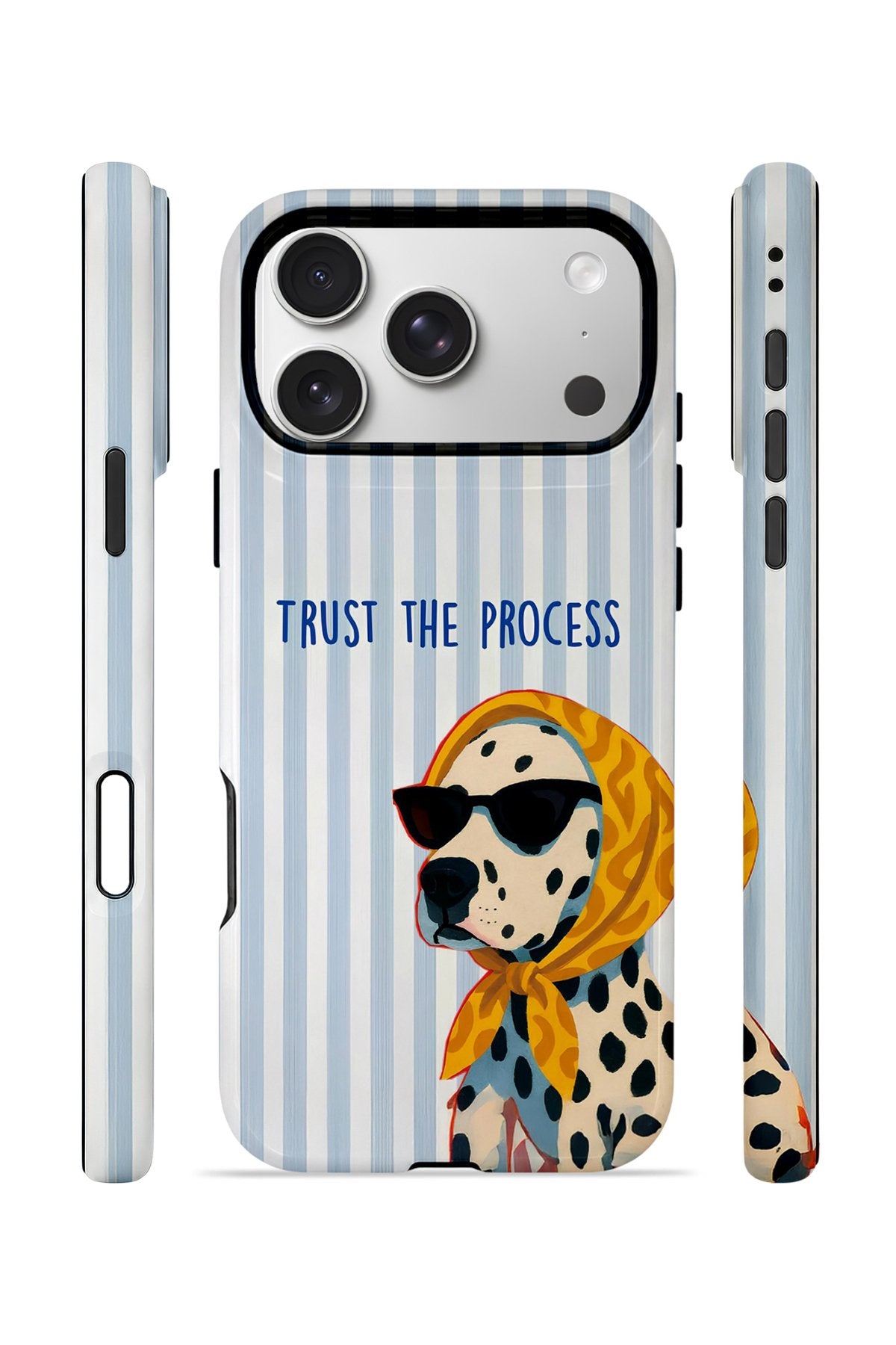 iPhone 17 Pro Max Vorian Çift Katmanlı Kılıf Trust The Process Dalmatian