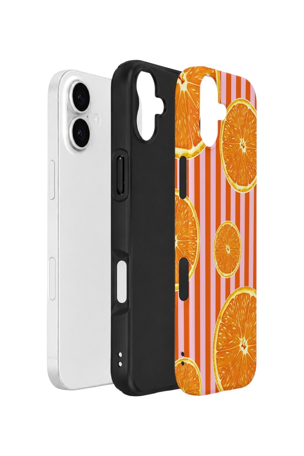 iPhone 17 Vorian Çift Katmanlı Kılıf Sunset Orange Grove