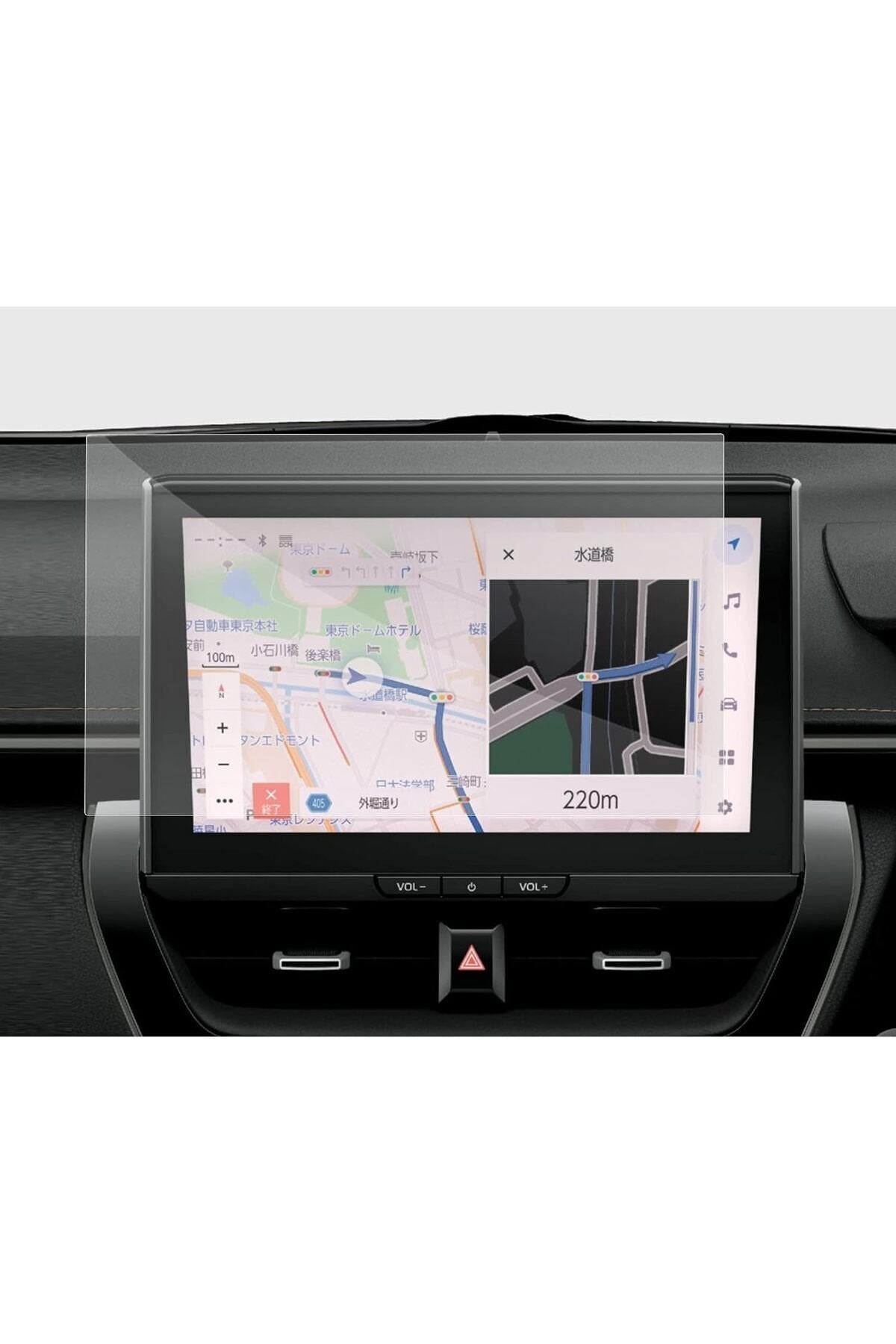 Toyota Corolla Cross 10.5 Inç Navigasyon Uyumlu Nano Anti-Broken Ekran Koruyucu 2022 2023