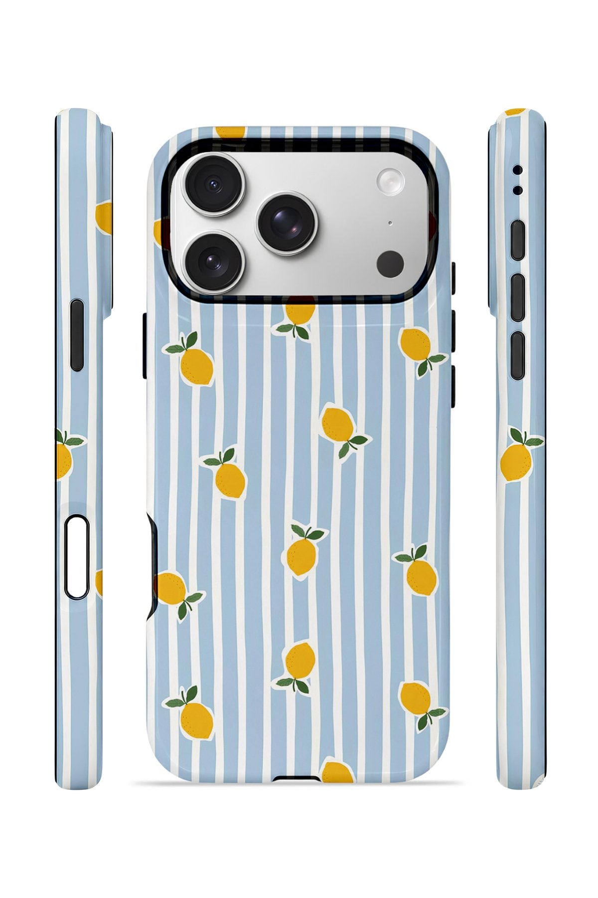iPhone 17 Pro Max Vorian Çift Katmanlı MagSafe Kılıf Tiny Lemon Rain