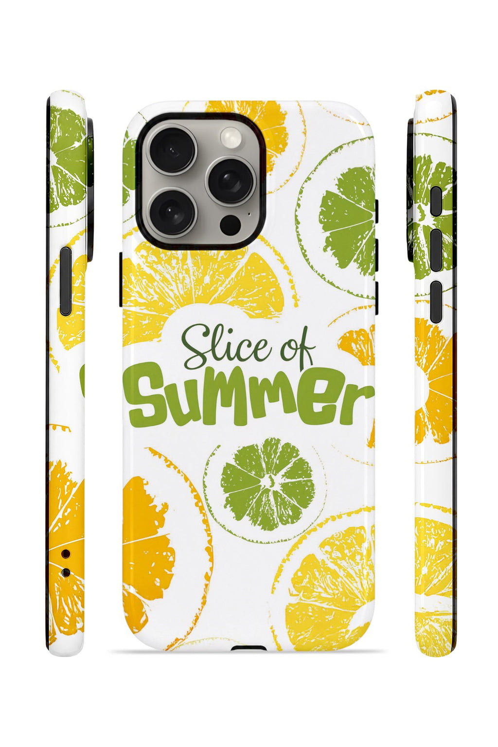 iPhone 15 Pro Vorian Çift Katmanlı MagSafe Kılıf Slice Of Summer