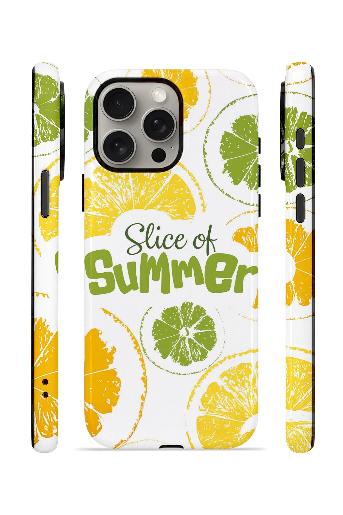 iPhone 15 Pro Vorian Çift Katmanlı MagSafe Kılıf Slice Of Summer