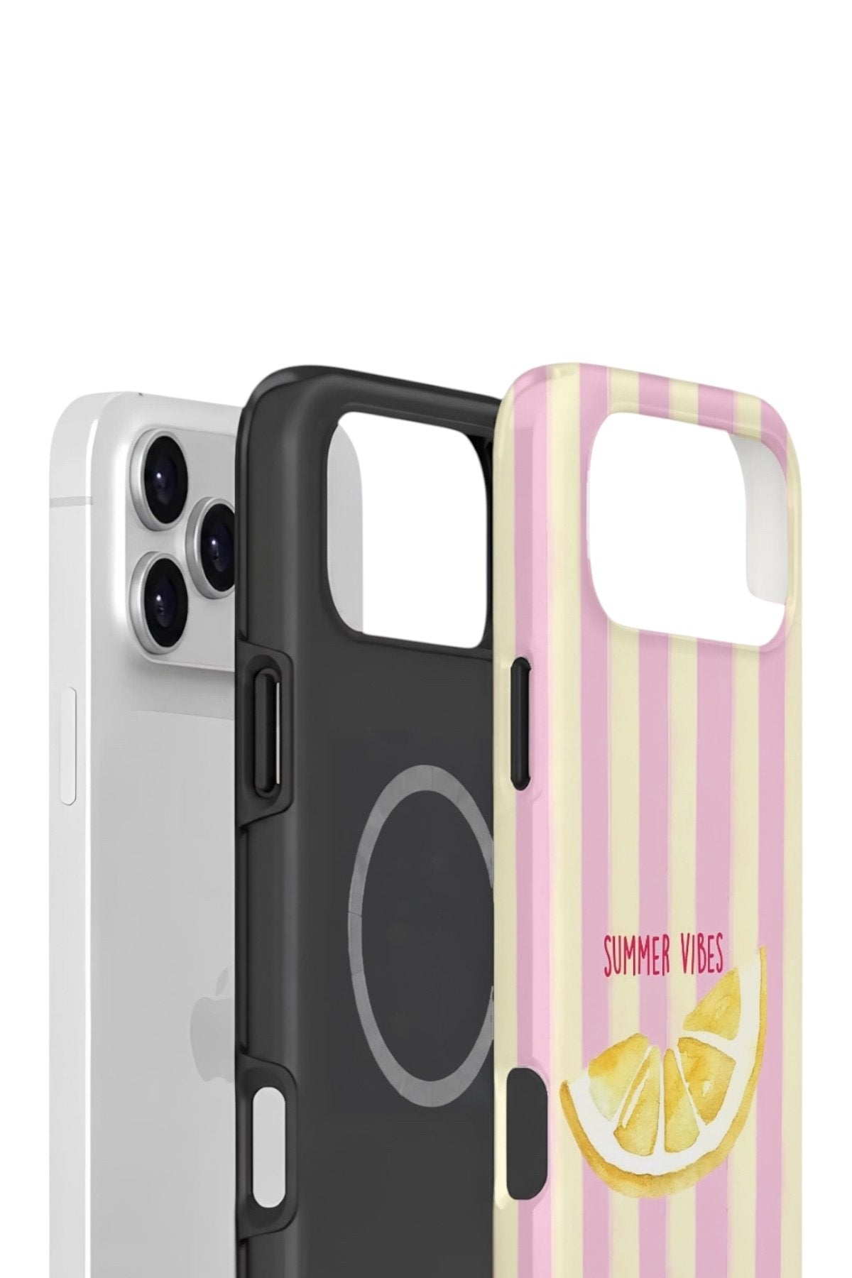 iPhone 17 Pro Max Vorian Çift Katmanlı MagSafe Kılıf Summer Vibes Lemon