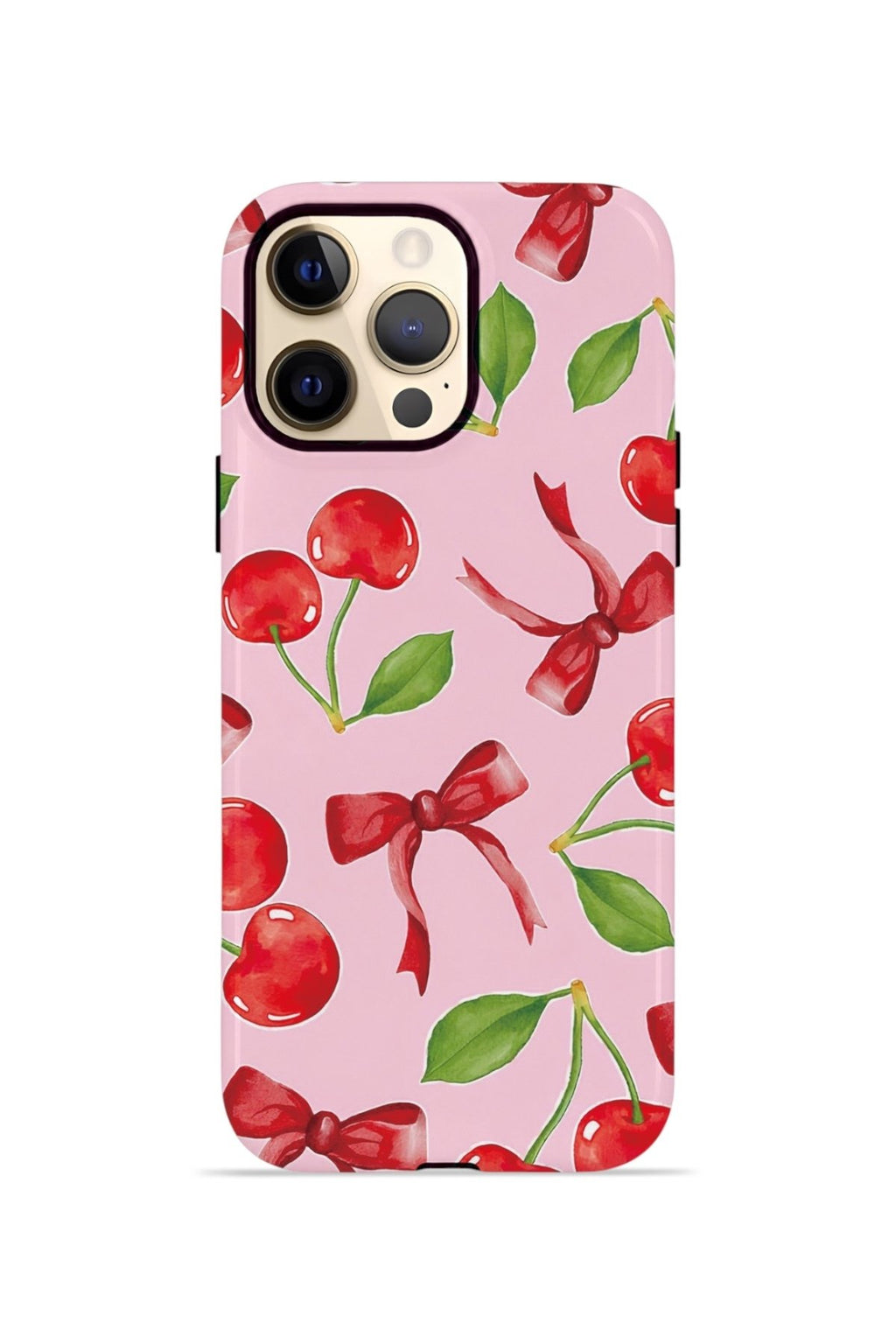 iPhone 12 Pro Vorian Çift Katmanlı MagSafe Kılıf Cherry Ribbon Garden