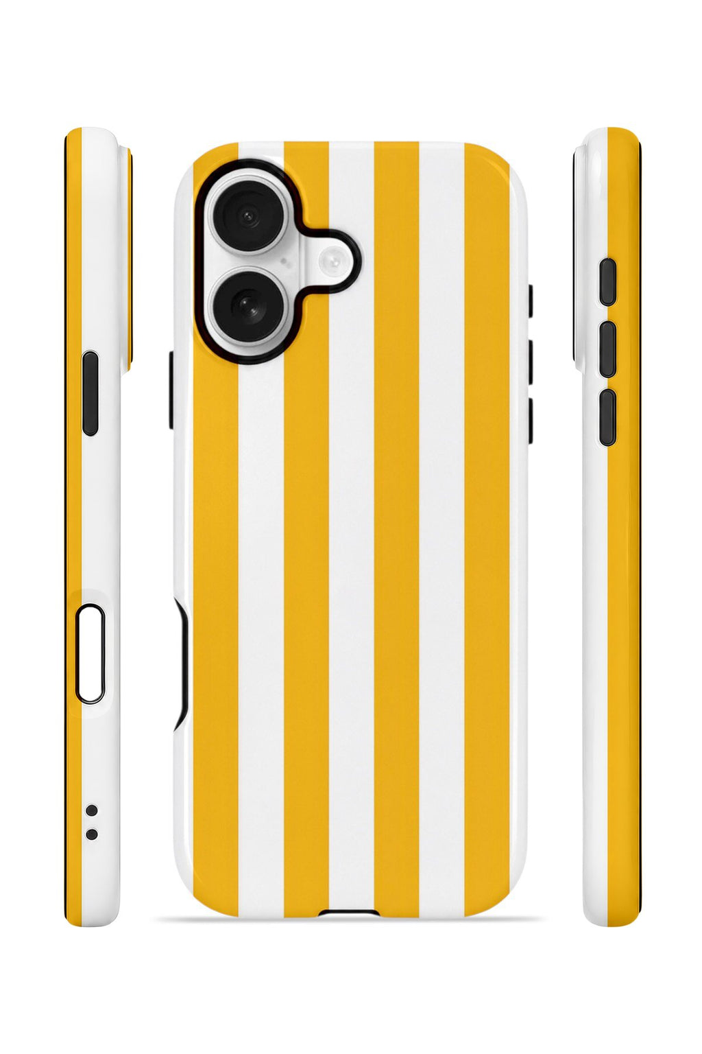 iPhone 16 Vorian Çift Katmanlı Kılıf Golden Riviera Stripe