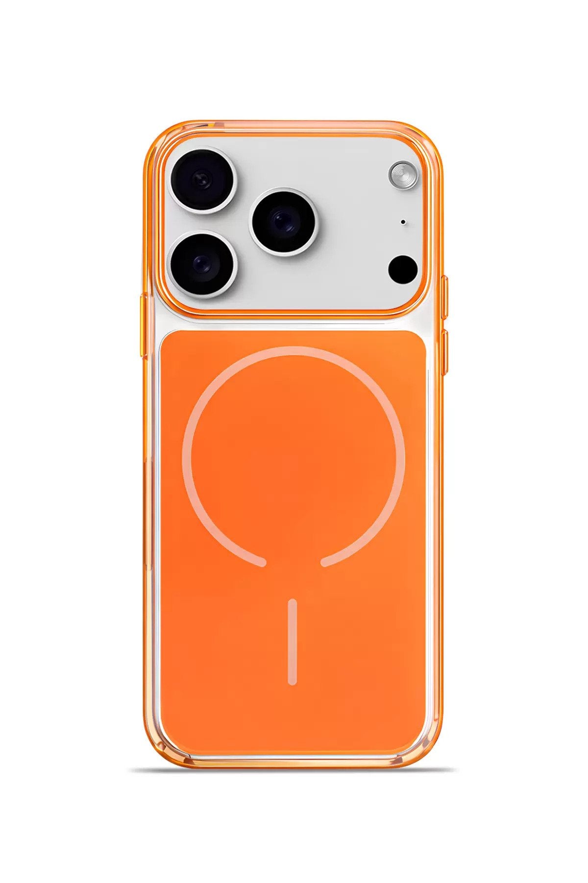iPhone 17 Pro AuraShield MagSafe Kılıf Orange Frame