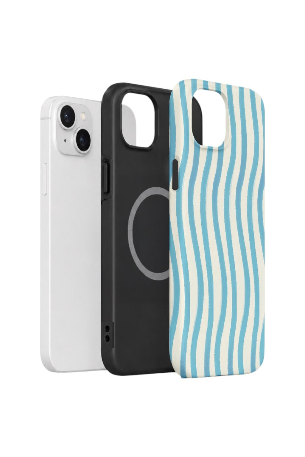 iPhone 15 Plus Vorian Çift Katmanlı MagSafe Kılıf Aqua Wave Riviera