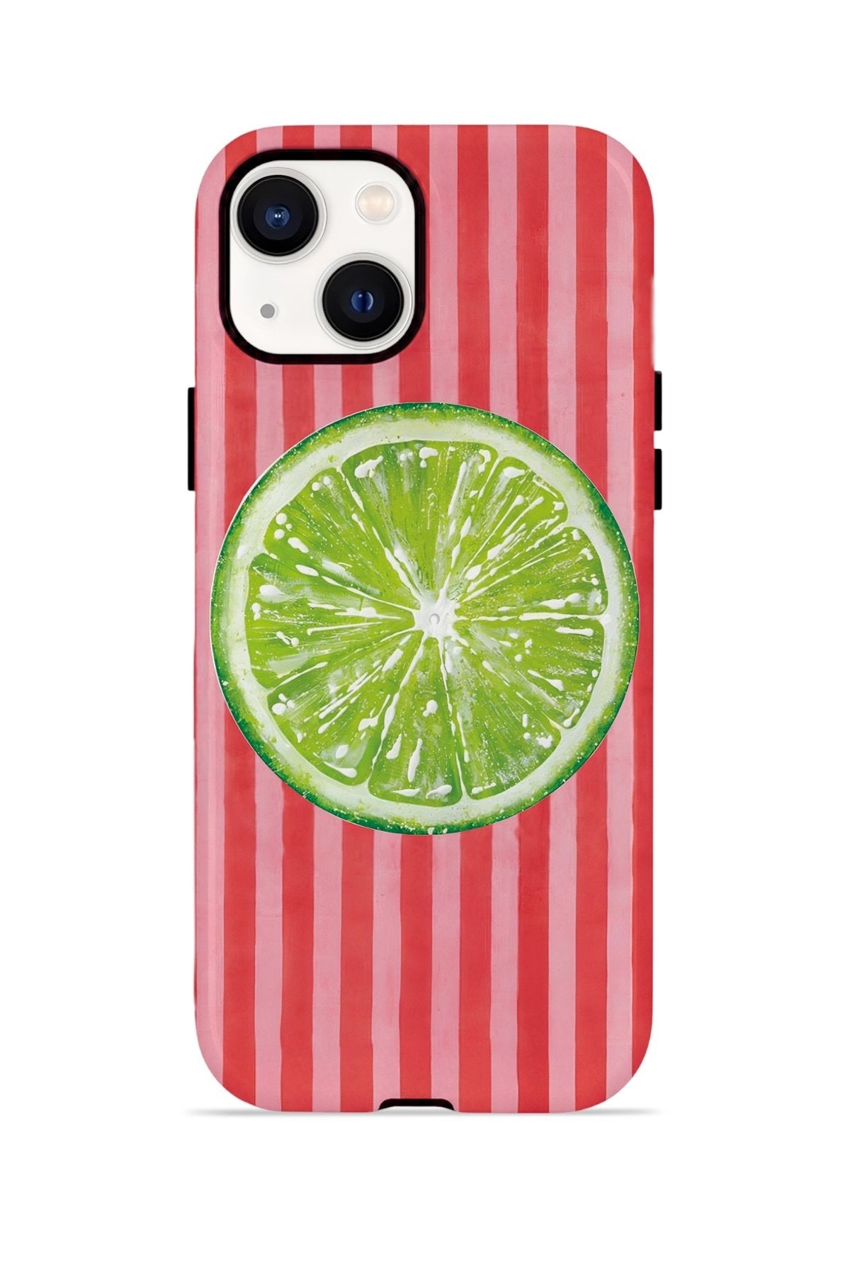 iPhone 14 Vorian Çift Katmanlı MagSafe Kılıf Lime Slice Pop