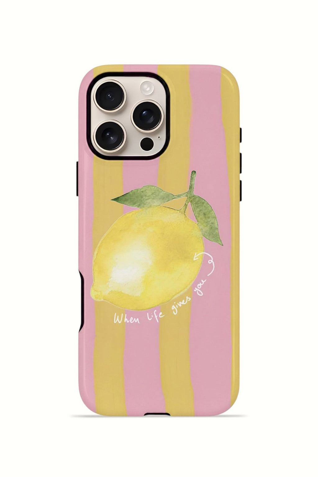 iPhone 16 Pro Vorian Çift Katmanlı Kılıf Pink Lemon Muse