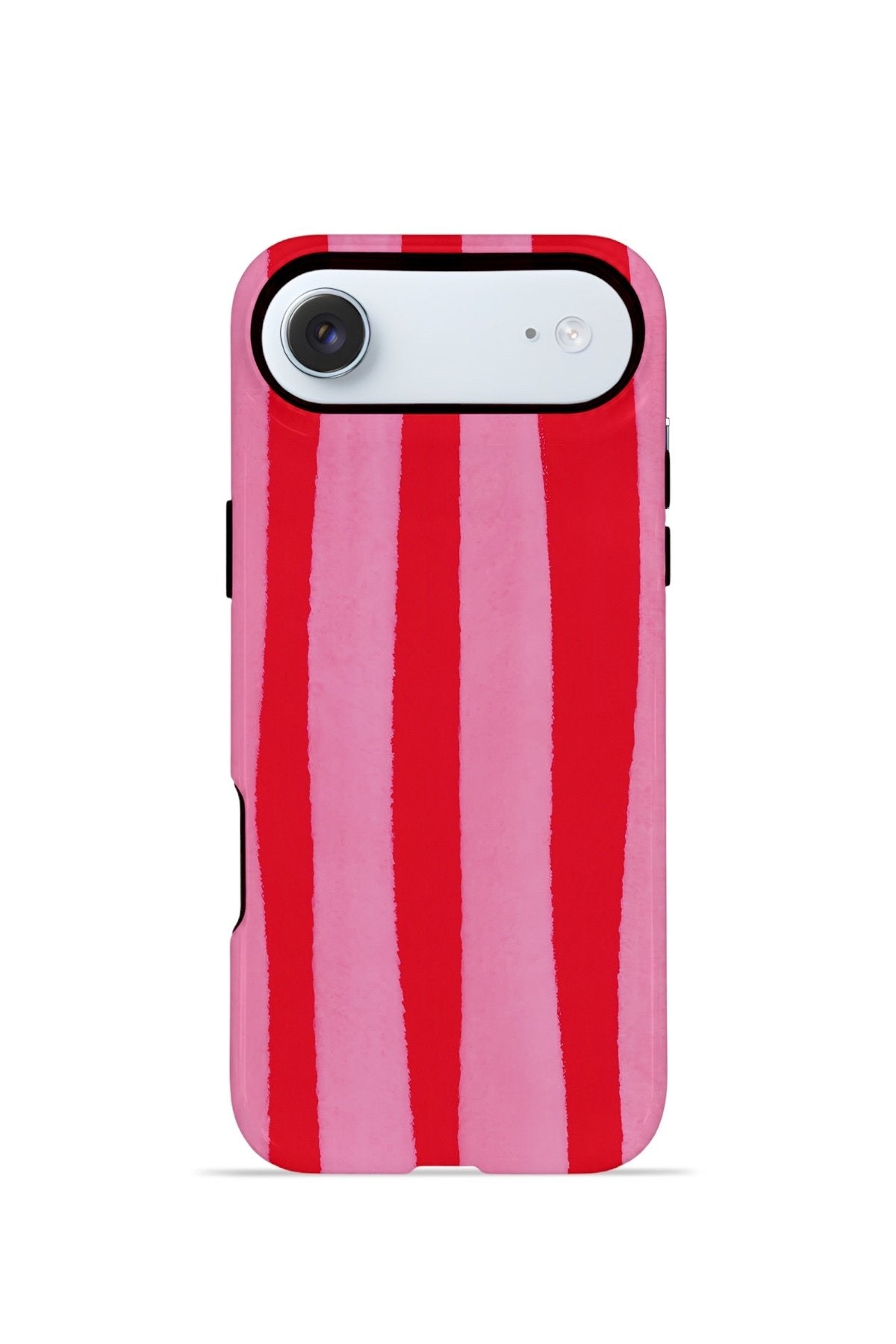 iPhone 17 Air Vorian Çift Katmanlı MagSafe Kılıf Raspberry Bold Stripe
