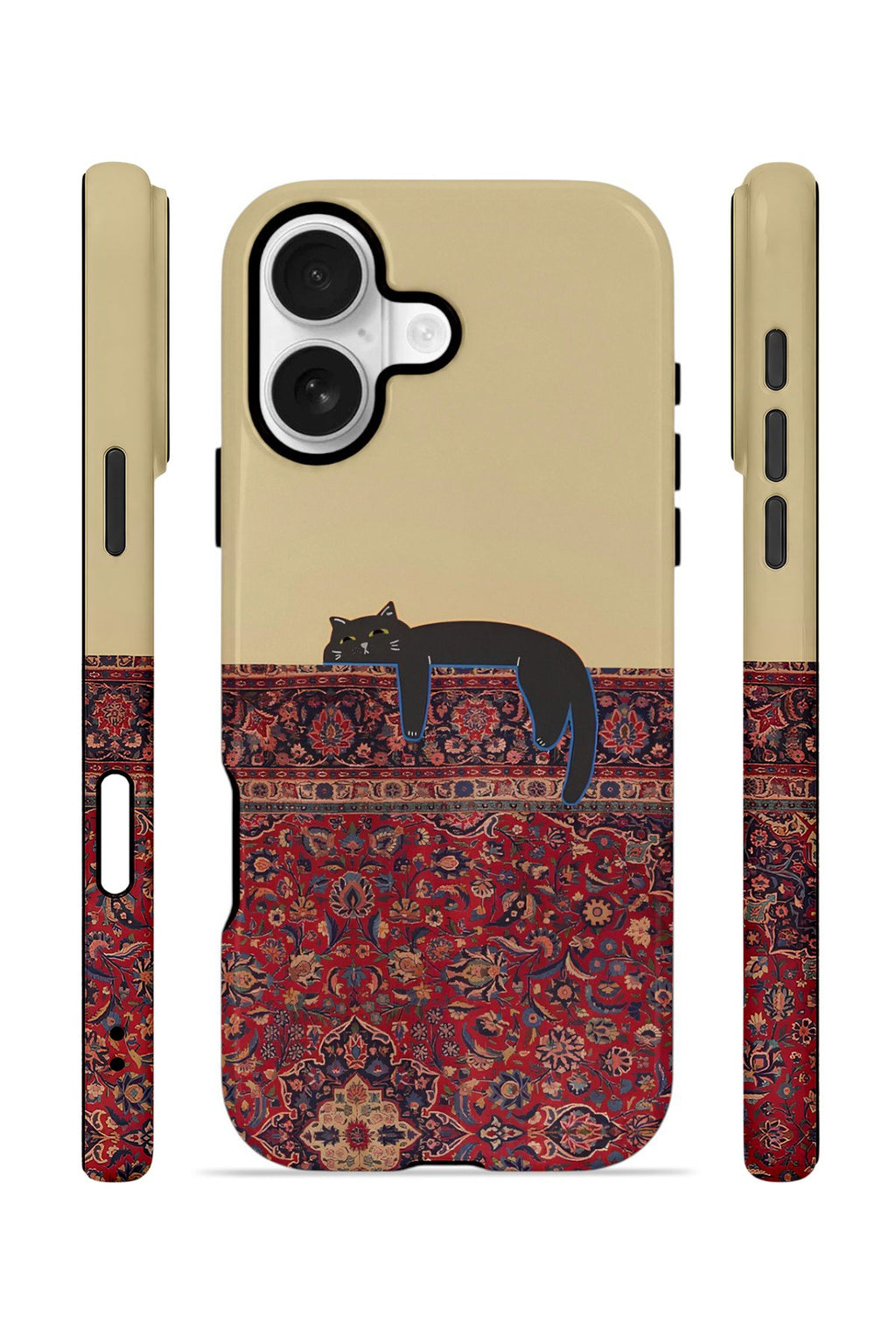 iPhone 16 Vorian Çift Katmanlı Kılıf Persian Cat Lounge
