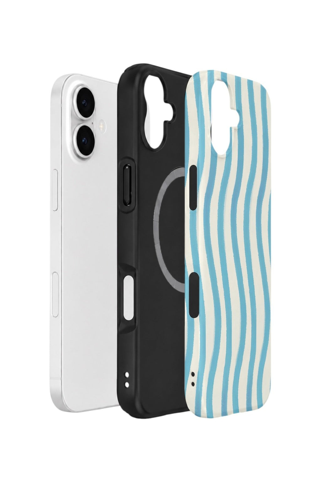 iPhone 17 Vorian Çift Katmanlı MagSafe Kılıf Aqua Wave Riviera
