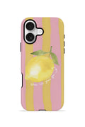 iPhone 16 Vorian Çift Katmanlı Kılıf Pink Lemon Muse