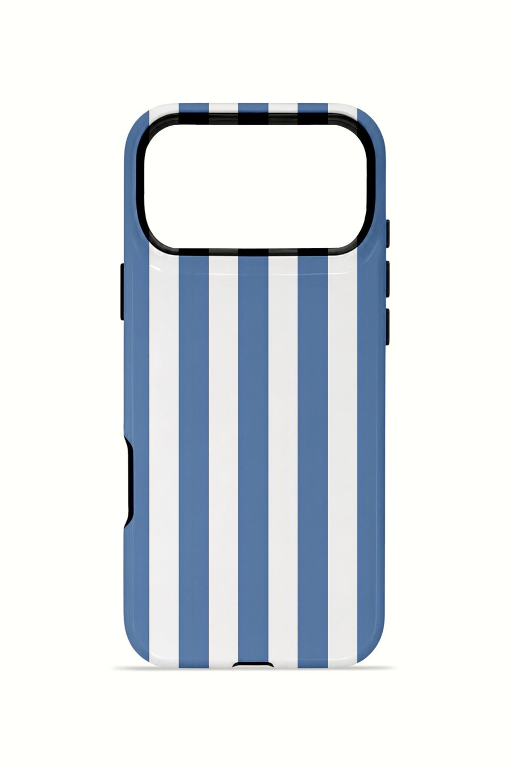 iPhone 17 Pro Vorian Çift Katmanlı Kılıf Blue Marina Stripe