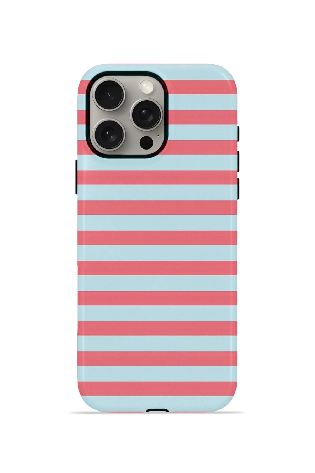 iPhone 15 Pro Max Vorian Çift Katmanlı Kılıf Candy Horizon Stripe