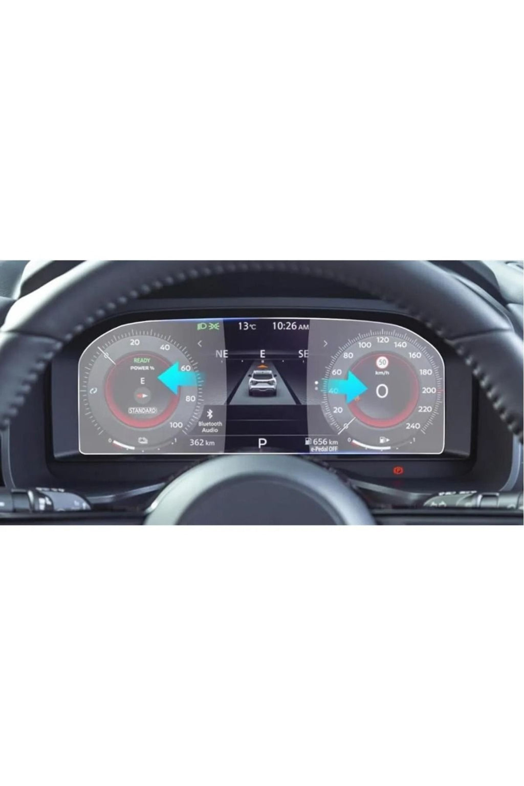 Nissan X-Trail 2024 Dijital Gösterge Esnek Nano Ekran Koruyucu