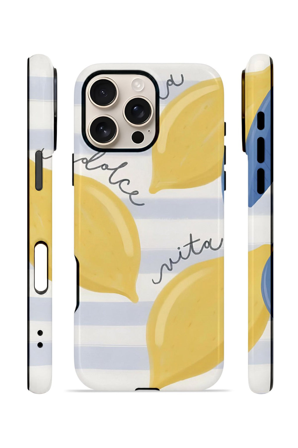 iPhone 16 Pro Max Vorian Çift Katmanlı Kılıf Dolce Vita Lemon