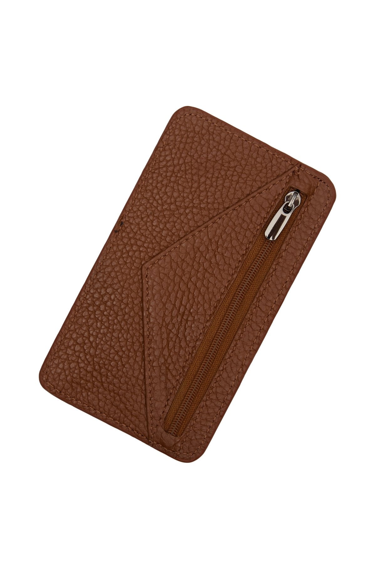 Hakiki Deri Unısex Kartlık Kahverengi