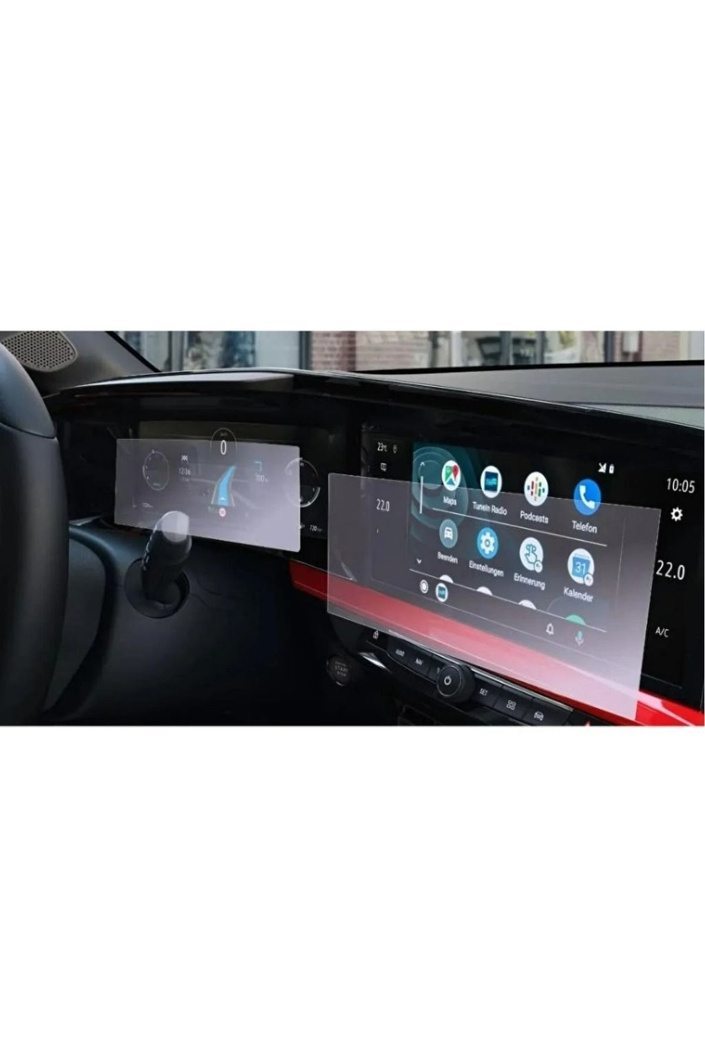 Opel Grandland Multimedya ve Dijital Gösterge Esnek Nano Glass Ekran Koruyucu 2021 - 2023