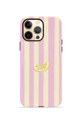 iPhone 12 Pro Max Vorian Çift Katmanlı Kılıf Lemon Charm Pink
