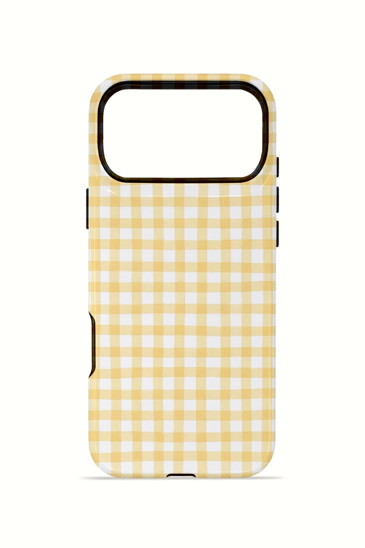 iPhone 17 Pro Max Vorian Çift Katmanlı Kılıf Butter Gingham