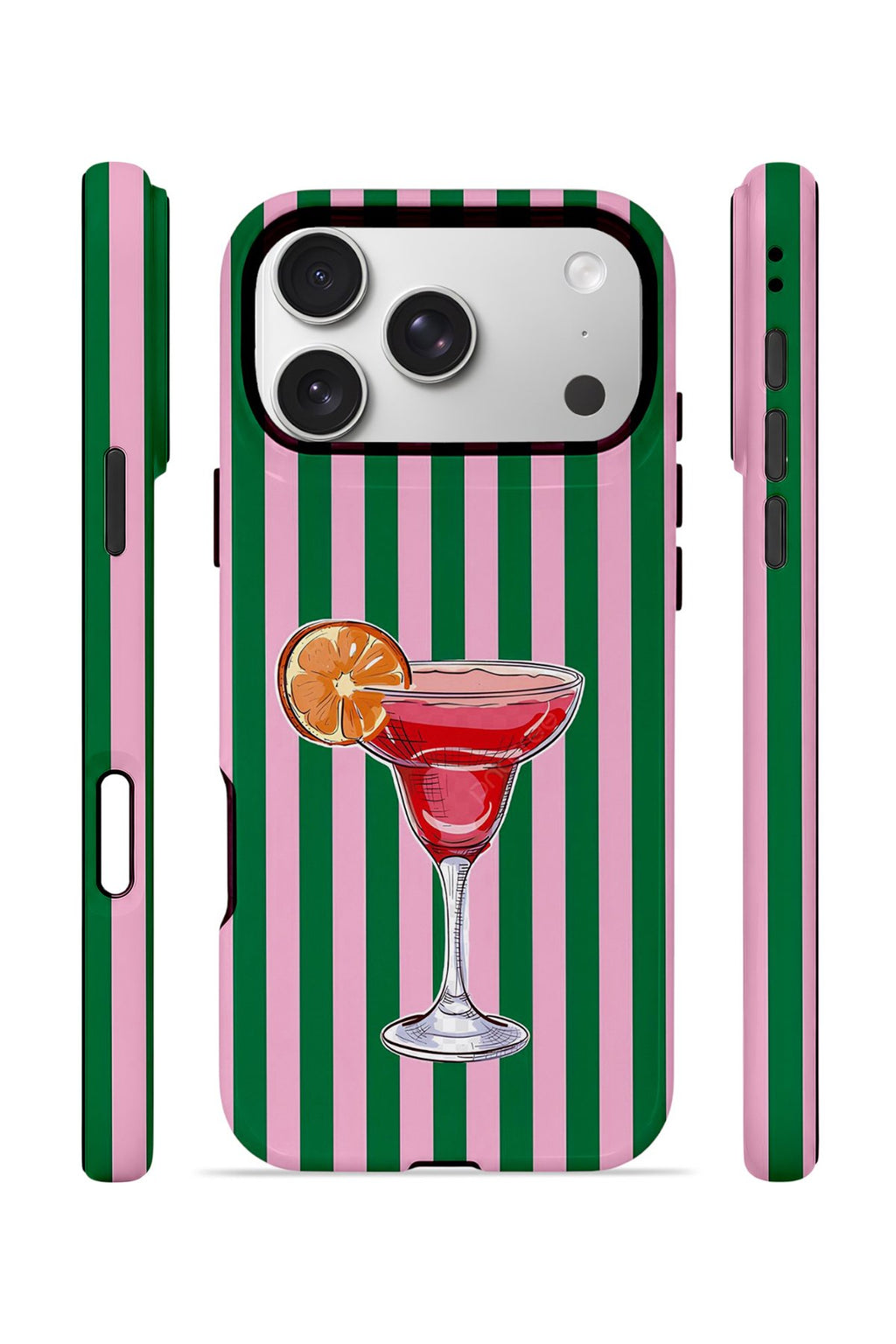 iPhone 17 Pro Vorian Çift Katmanlı MagSafe Kılıf Pink Citrus Cocktail