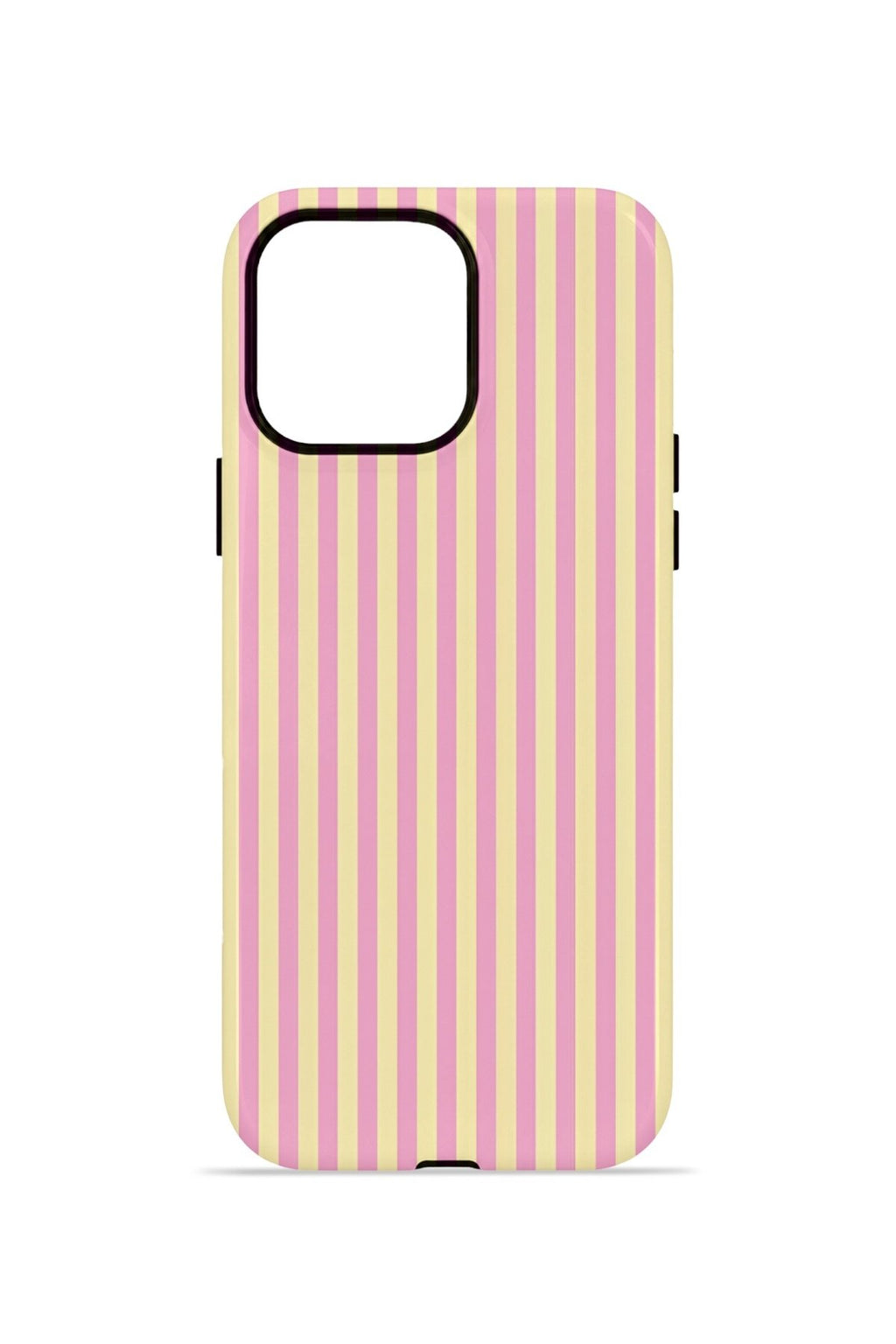 iPhone 12 Pro Vorian Çift Katmanlı Kılıf Lemon Candy Pinstripe