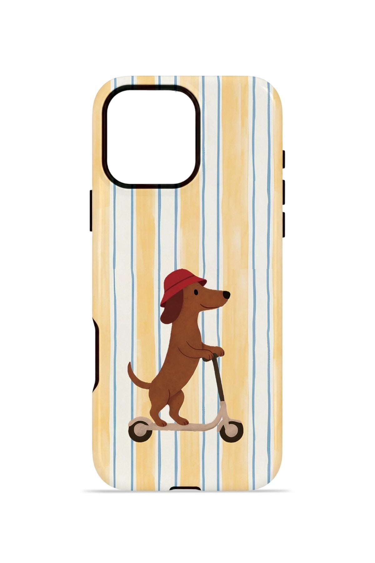 iPhone 16 Pro Vorian Çift Katmanlı Kılıf Dachshund Riviera