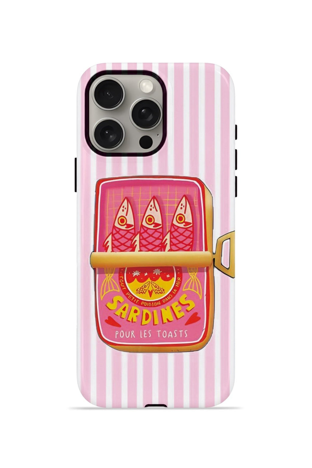 iPhone 15 Pro Max Vorian Çift Katmanlı MagSafe Kılıf Sardine Club Pink