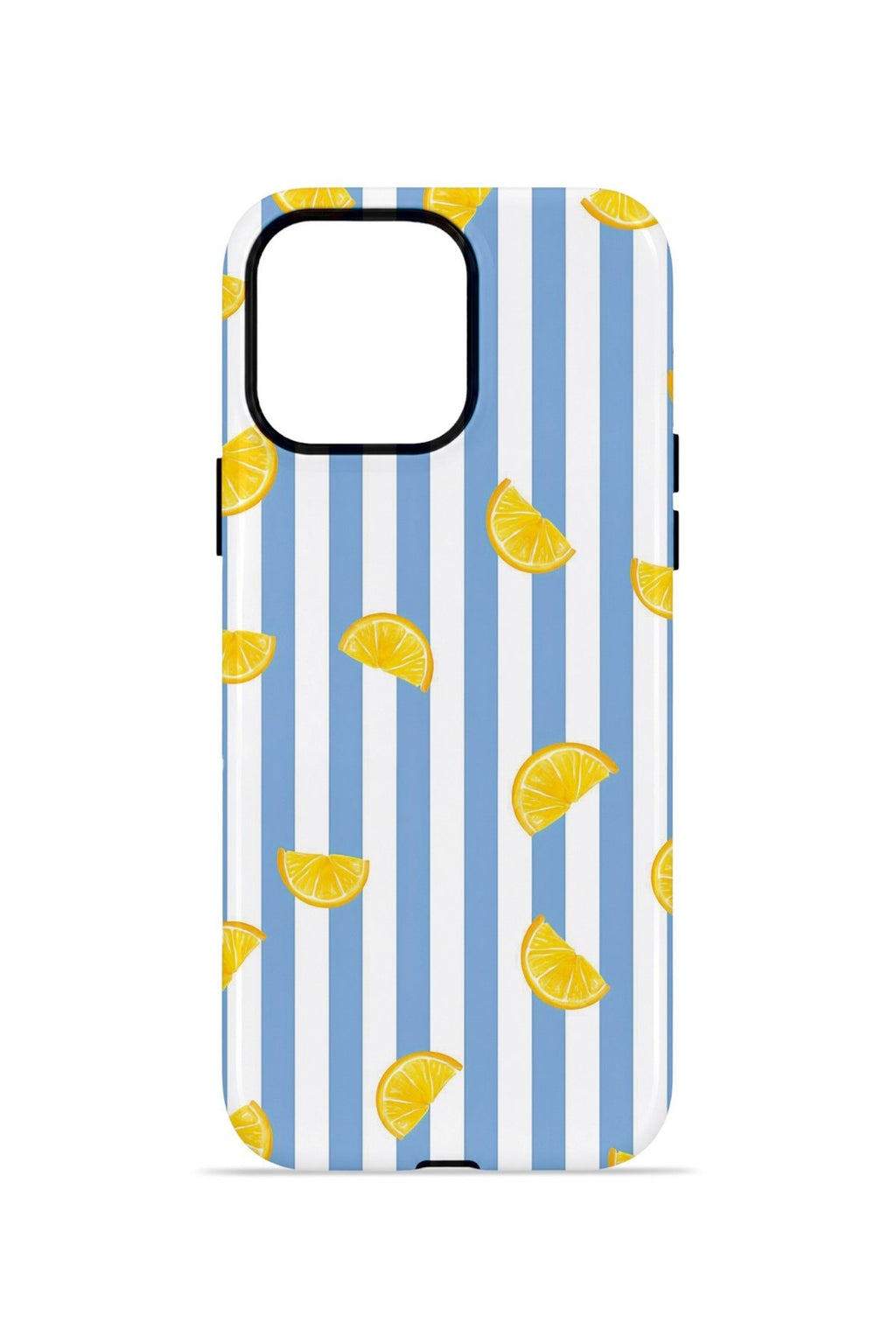 iPhone 13 Pro Max Vorian Çift Katmanlı Kılıf Lemon Confetti Blue
