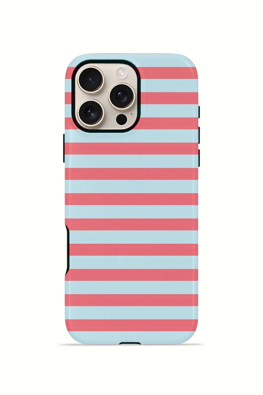 iPhone 16 Pro Max Vorian Çift Katmanlı MagSafe Kılıf Candy Horizon Stripe