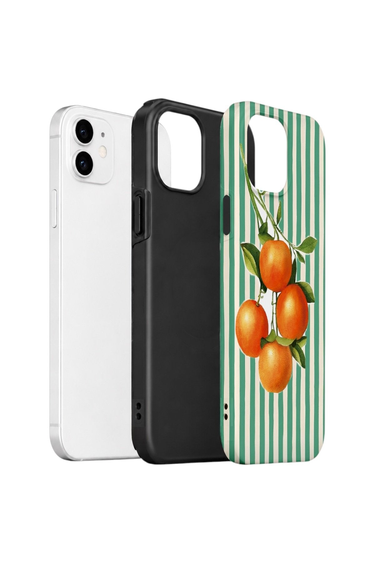 iPhone 11 Vorian Çift Katmanlı Kılıf Italian Orange Orchard
