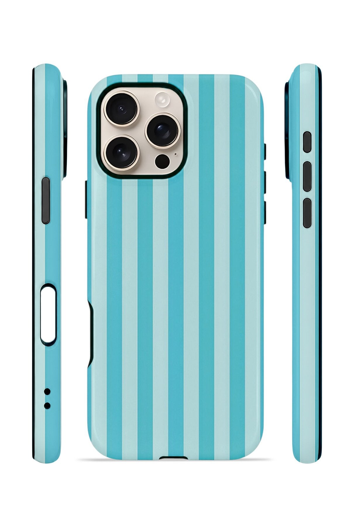 iPhone 16 Pro Vorian Çift Katmanlı MagSafe Kılıf Turquoise Riviera
