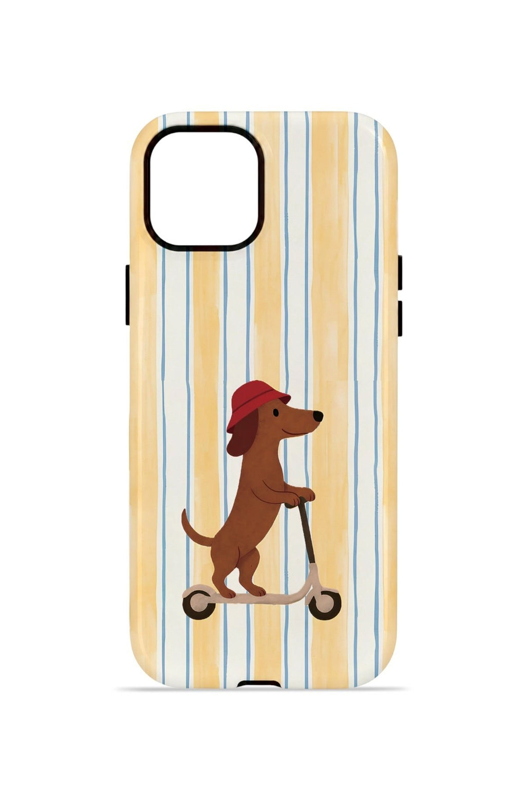 iPhone 13 Vorian Çift Katmanlı Kılıf Dachshund Riviera