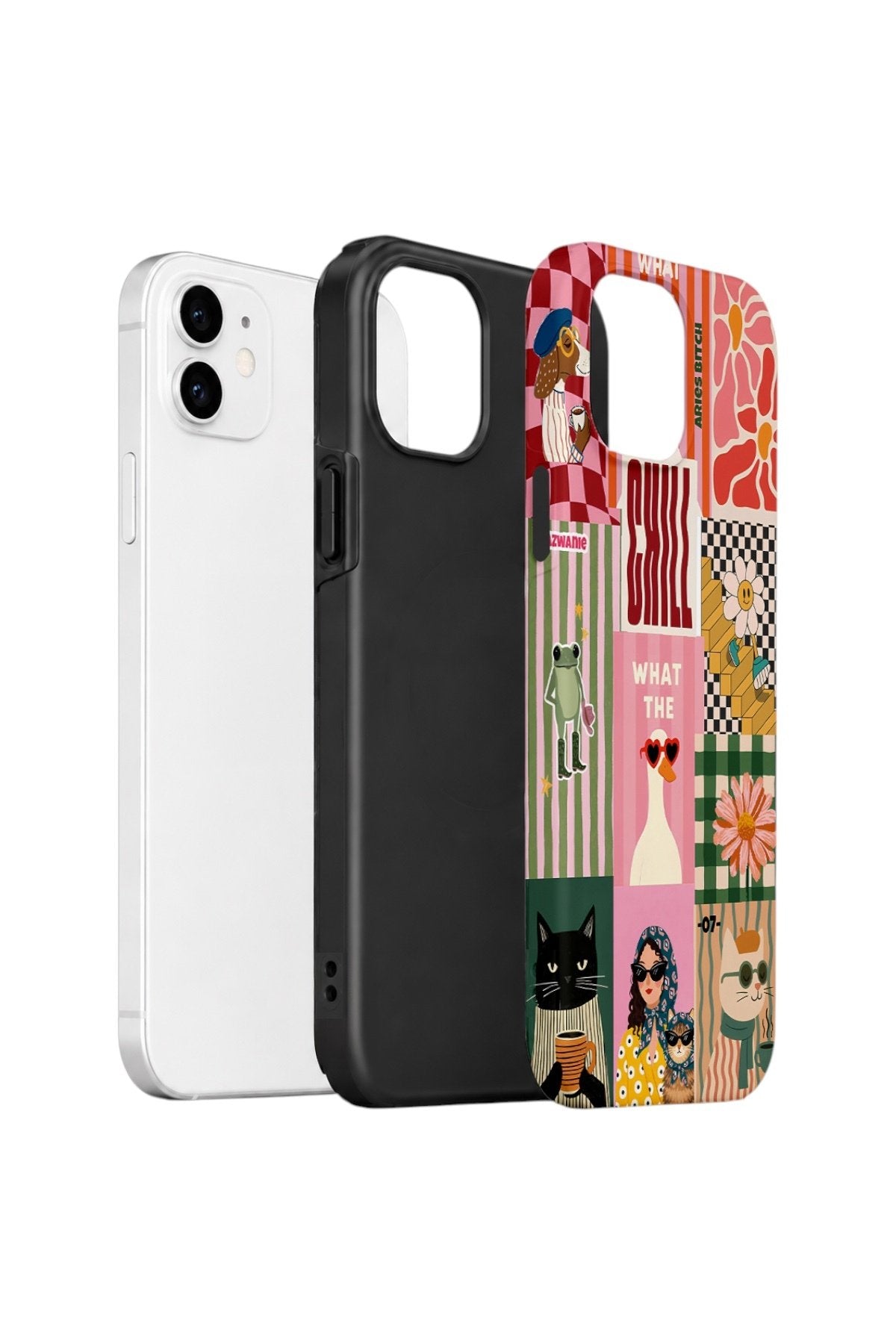 iPhone 11 Vorian Çift Katmanlı Kılıf Dolce Vita Collage