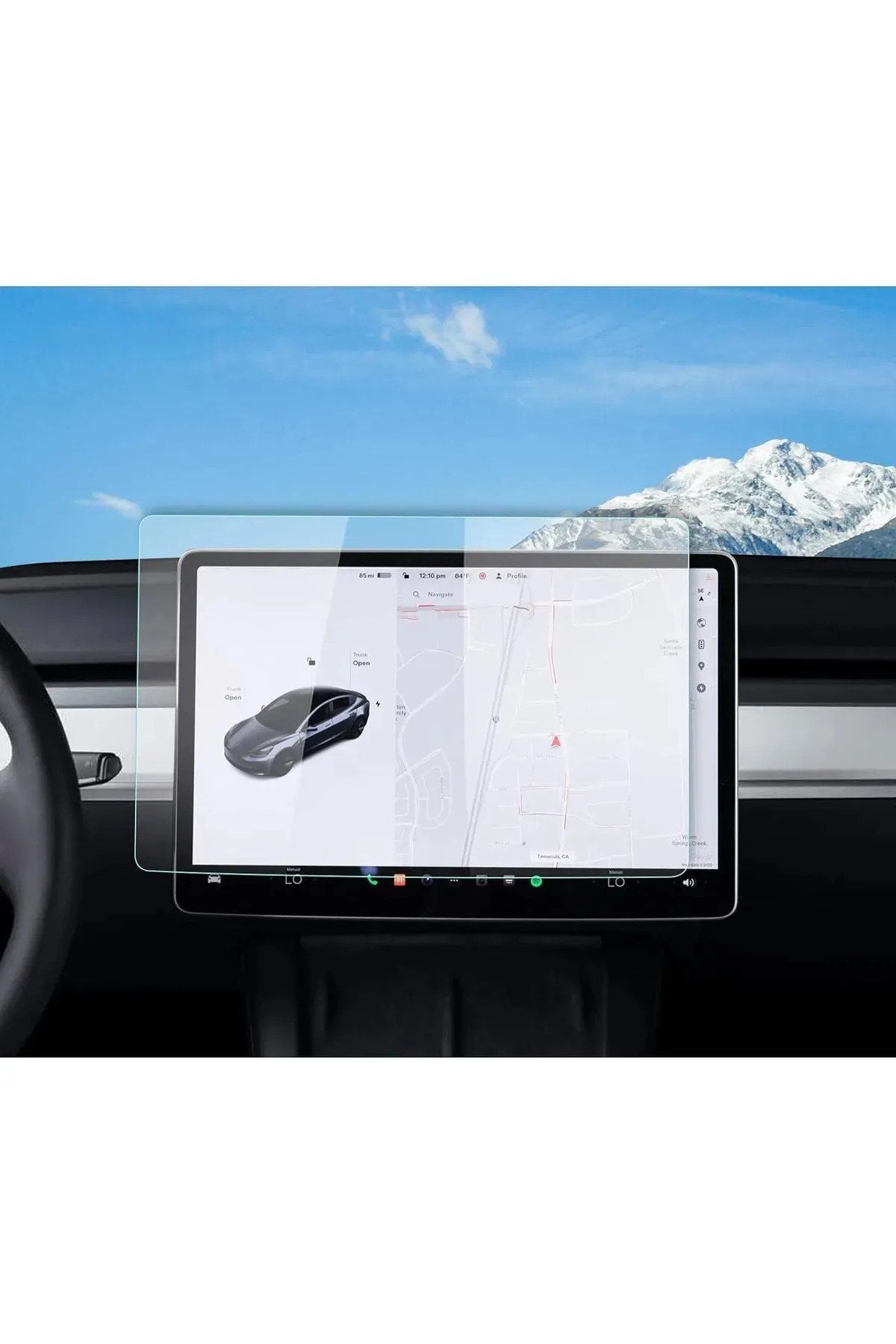 Tesla Model Y & Model 3 15 inç Multimedya Nano Ekran Koruyucu