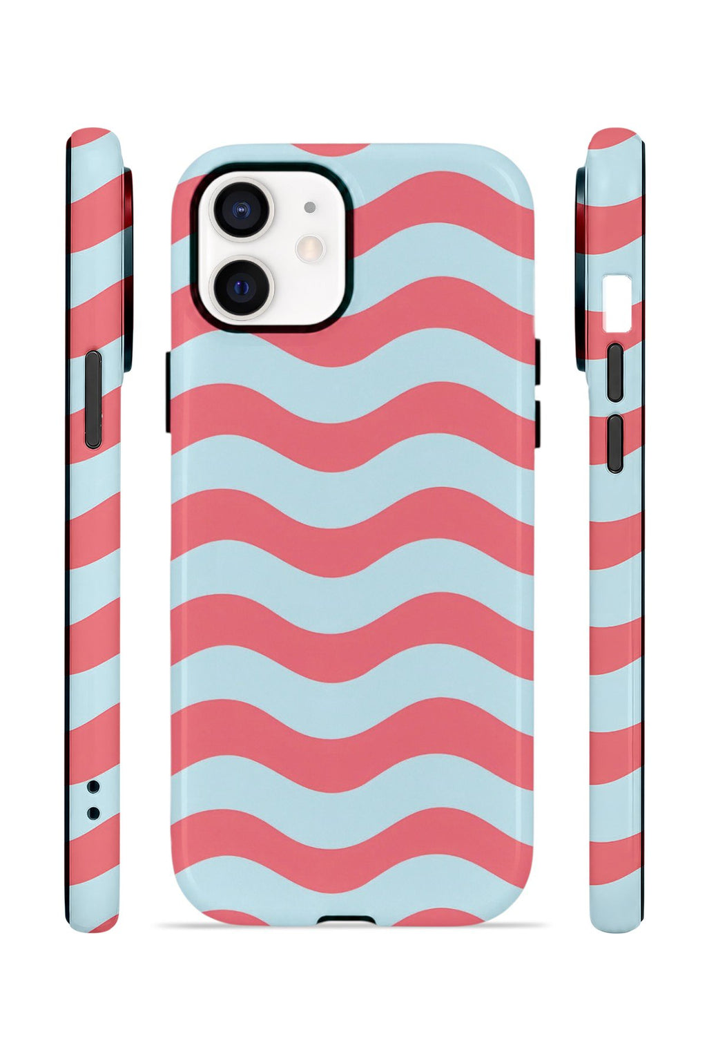 iPhone 12 Vorian Çift Katmanlı Kılıf Retro Wave Candy