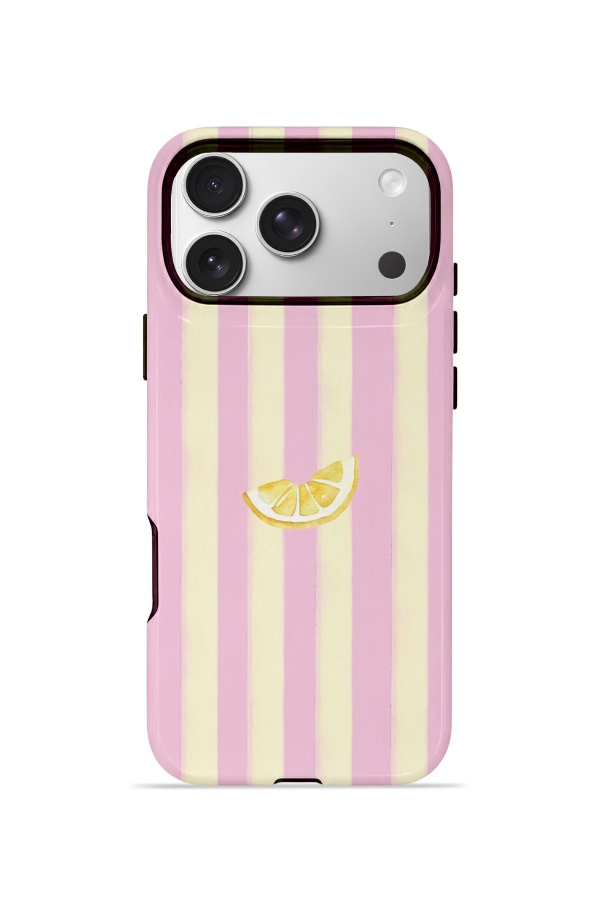 iPhone 17 Pro Max Vorian Çift Katmanlı Kılıf Lemon Charm Pink