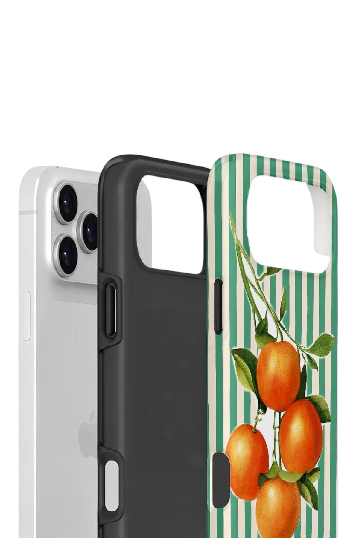 iPhone 17 Pro Vorian Çift Katmanlı Kılıf Italian Orange Orchard