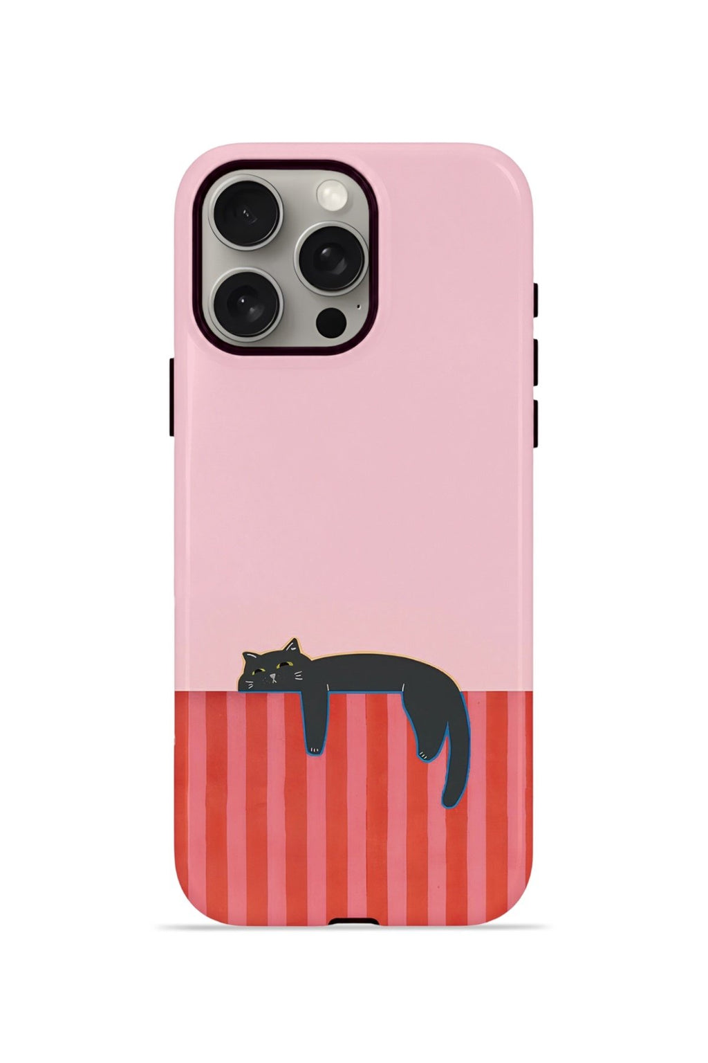 iPhone 15 Pro Vorian Çift Katmanlı MagSafe Kılıf Lazy Cat Sunset