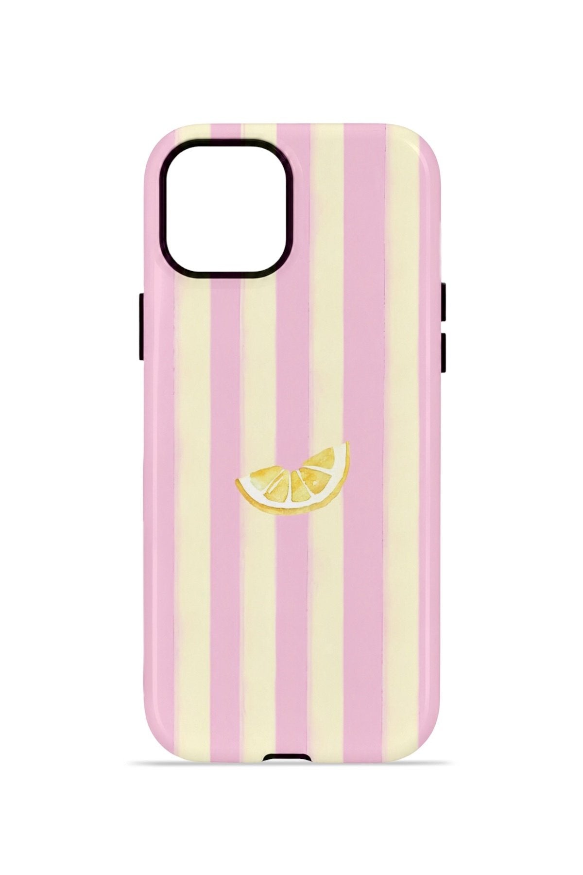 iPhone 14 Plus Vorian Çift Katmanlı Kılıf Lemon Charm Pink