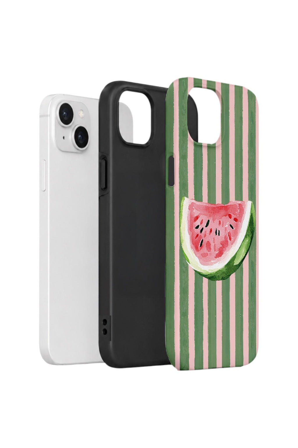 iPhone 15 Plus Vorian Çift Katmanlı Kılıf Watermelon Postcard